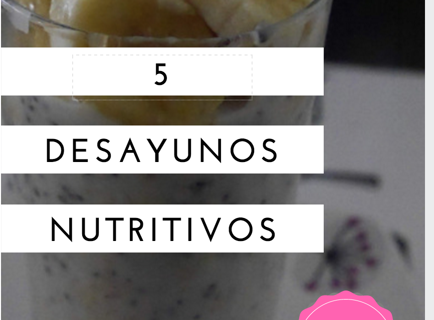 5 Desayunos nutritivos de pudding con avena chia y yogurt