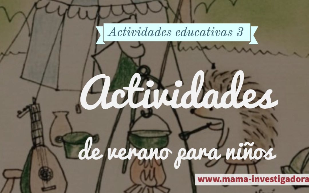 Juegos educativos – Actividades de verano para niños