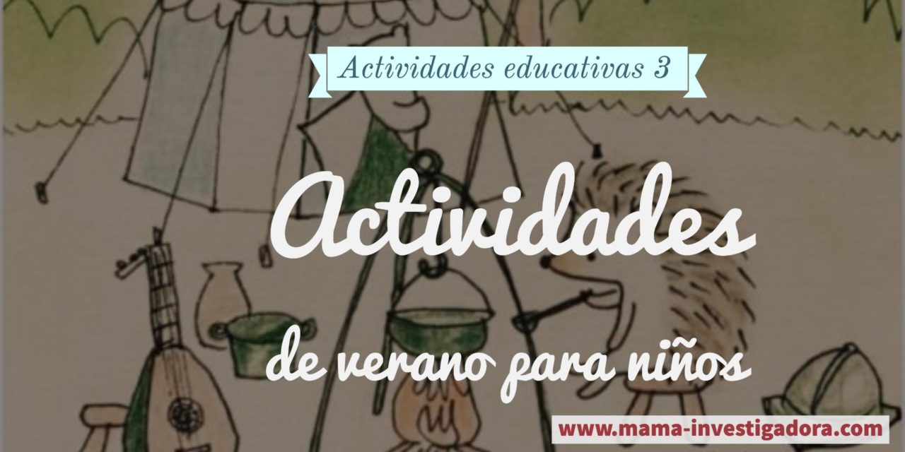 Juegos educativos – Actividades de verano para niños