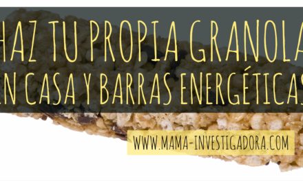 Haz tu propia granola hecha  en casa y barras energéticas