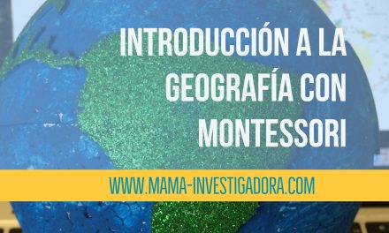 Introducción a la   geografía con Montessori   – DIY globo de lija e imprimibles