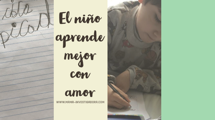 El niño aprende mejor con amor